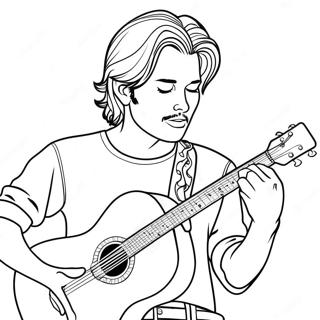 Johnny Gitar Calarken Boyama Sayfasi 73370-16920