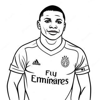 Mbappe Boyama Sayfasi 73983-17387