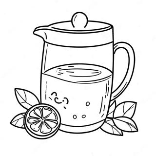 Sevimli Limonata Surahisi Boyama Sayfasi 74573 17854