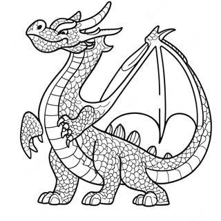 Ates Nefesli Ejderha Boyama Sayfasi 74599-17879