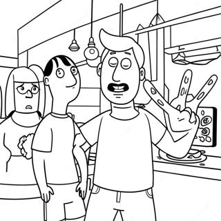 Bob's Burgers Boyama Sayfaları