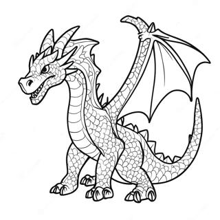 Siddetli Ender Dragon Boyama Sayfasi 75394-18492