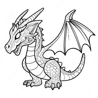 Parlayan Gozlu Ender Dragon Boyama Sayfasi 75397-18503