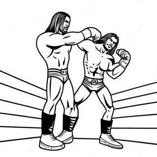 Heyecan Verici Wwe Maci Boyama Sayfasi 75421 18513