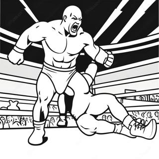 Heyecan Verici Wwe Maci Boyama Sayfasi 75421 18514