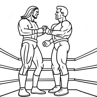 Heyecan Verici Wwe Maci Boyama Sayfasi 75421 18515