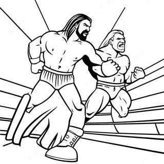 Heyecan Verici Wwe Maci Boyama Sayfasi 75421 18516