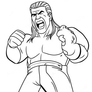 Dinamik Wwe Aksiyon Boyama Sayfasi 75423 18523