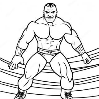 Dinamik Wwe Aksiyon Boyama Sayfasi 75423 18524