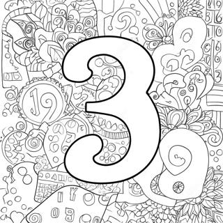 Renkli Sayilar Boyama Sayfasi 75498-18572