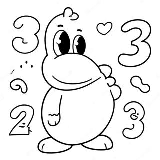 Komik Cizgi Film Sayilari Boyama Sayfasi 75501 18583