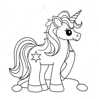 Noel Isiklariyla Parlayan Unicorn Boyama Sayfasi 75679-18715