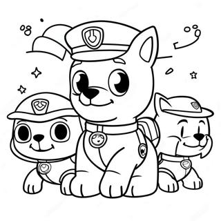 Korkutucu Cadilar Bayrami Paw Patrol Boyama Sayfasi 75730-18752