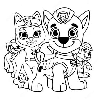 Komik Cadilar Bayrami Paw Patrol Boyama Sayfasi 75732 18760