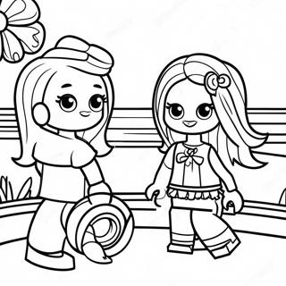 Lego Friends Plaj Gunu Boyama Sayfasi 75860 18857