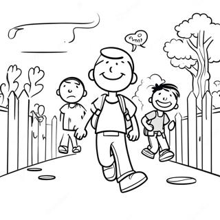 Siska Cocuk Okul Macerasi Boyama Sayfasi 75886-18880