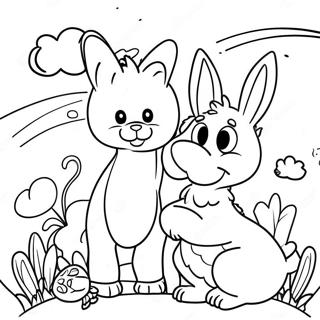 Dunya Gununu Kutlayan Mutlu Hayvanlar Boyama Sayfasi 76296-19198