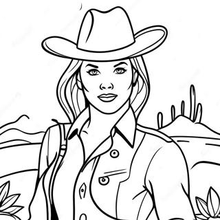 Macera Dolu Kiz Cocuk Colu Kesfederken Boyama Sayfasi 76323-19224