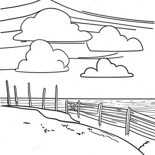 Dis Bankalar Gun Batimi Boyama Sayfasi 76548-19388