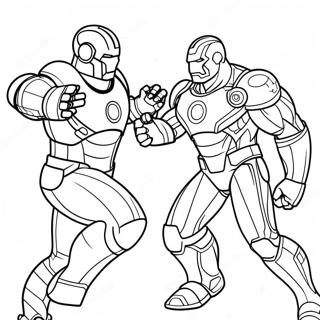 Demir Adam Thanos Ile Boyama Sayfasi 7656 1123