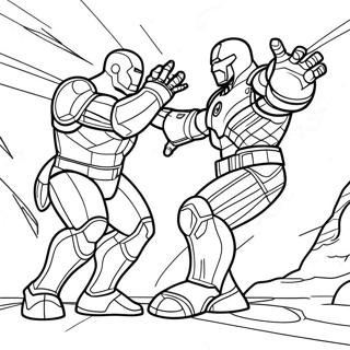 Demir Adam Thanos Ile Boyama Sayfasi 7656 1124