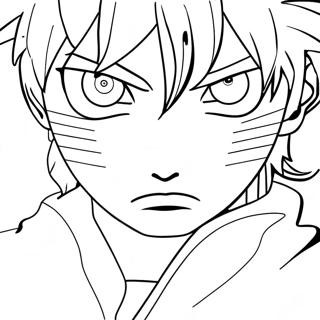 Sasuke Sharingan Gozleriyle Boyama Sayfasi 76575 19415