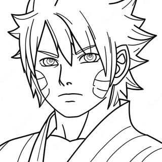 Sasuke Bilge Modunda Boyama Sayfasi 76577 19421
