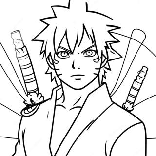 Sasuke Bilge Modunda Boyama Sayfasi 76577 19422