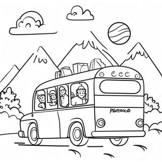 Maceraci Amerikada Okuma Yolculugu Boyama Sayfasi 76653-19477