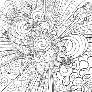 Soyut Grunge Estetik Boyama Sayfasi 76680-19501