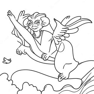 Diluc Aksiyon Halinde Boyama Sayfasi 76983 19712