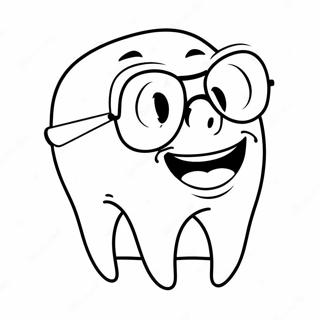 Gozluk Takmis Komik Dis Boyama Sayfasi 77113-19814