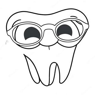 Gozluk Takmis Komik Dis Boyama Sayfasi 77113-19815