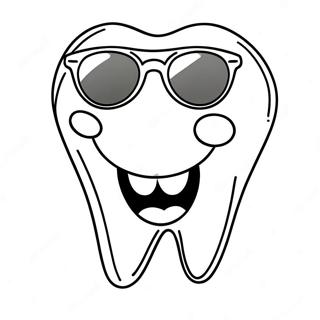 Gozluk Takmis Komik Dis Boyama Sayfasi 77113-19816