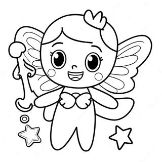 Buyulu Degnekli Dis Perisi Boyama Sayfasi 77115-19823