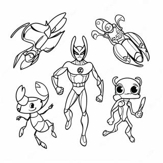 Arkadaslariyla Mavi Bocek Boyama Sayfasi 77294-19957