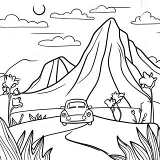 Macera Dolu Paldea Bolgesi Boyama Sayfasi 77347-20002