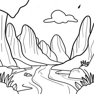 Macera Dolu Paldea Bolgesi Boyama Sayfasi 77347-20003