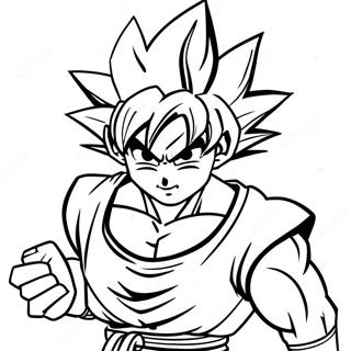 Goku Black Savas Pozunda Boyama Sayfasi 77913-20431