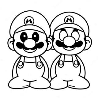 Cappy Ve Mario Macerasi Boyama Sayfasi 78068-20549