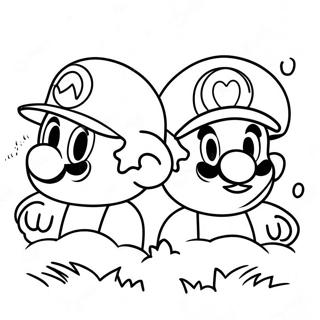 Cappy Ve Mario Macerasi Boyama Sayfasi 78068-20550