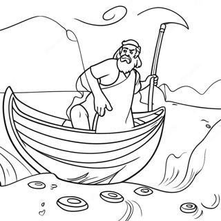 Yunusun Yolculugu Boyama Sayfasi 78637-20998