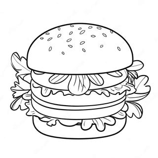 Hamburger Boyama Sayfasi 78712-21045