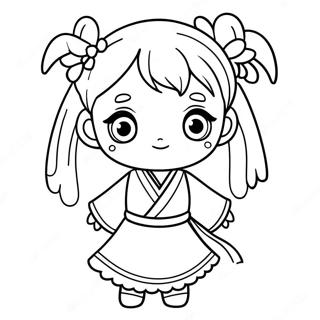 Sevimli Shinobu Karakter Boyama Sayfasi 78740 21074