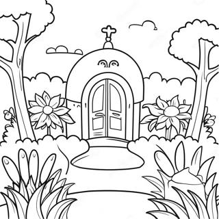 Huzurlu Bahce Boyama Sayfasi 79179-21419