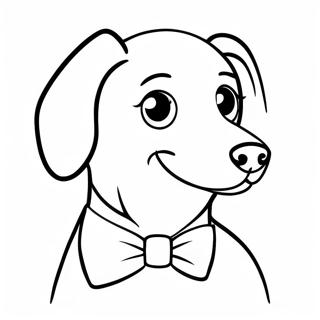 Papyonlu Dachshund Boyama Sayfasi 79359-21558