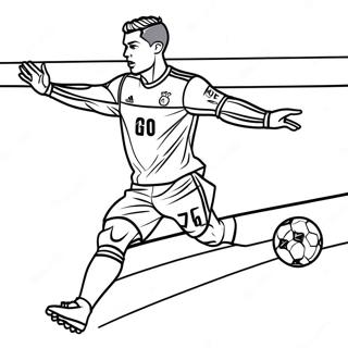 Cristiano Ronaldo Gol Atma Boyama Sayfasi 7935-1212