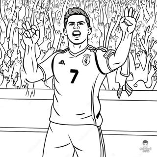 Cristiano Ronaldo Gol Kutlamasi Boyama Sayfasi 7936-830