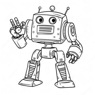 Heyecan Verici Robotik Boyama Sayfasi 79668 21798