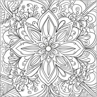 Sik Kar Tanesi Desenleri Boyama Sayfasi 79850-21929